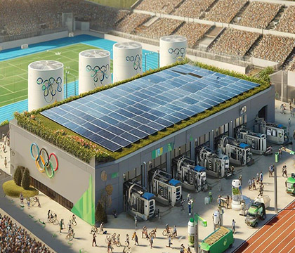 2024. Paris Solar Green Olympic